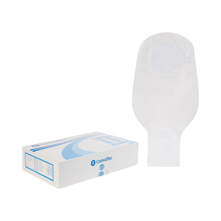 10 Ct, ConvaTec 401514 Colostomy Pouch Sur-Fit Natura® Two-Piece System 12 Inch Length Drainable - OverstockMedicalSupply.com