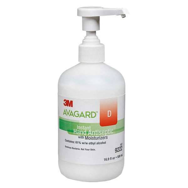 3M Avagard D 9222 Hand Sanitizer Instant Hand Antiseptic with Moisturizers Gel 16 oz