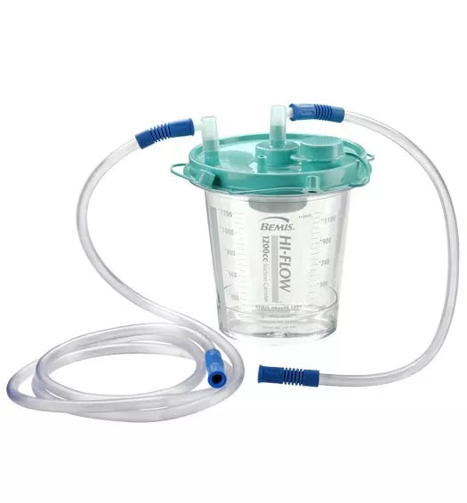 Bemis Rigid Suction Canister Kit Hi-Flow 1200 mL Pour Lid 485410