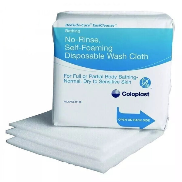 Coloplast Rinse-Free Bath Wipe Bedside-Care EasiCleanse Soft Pack Scented