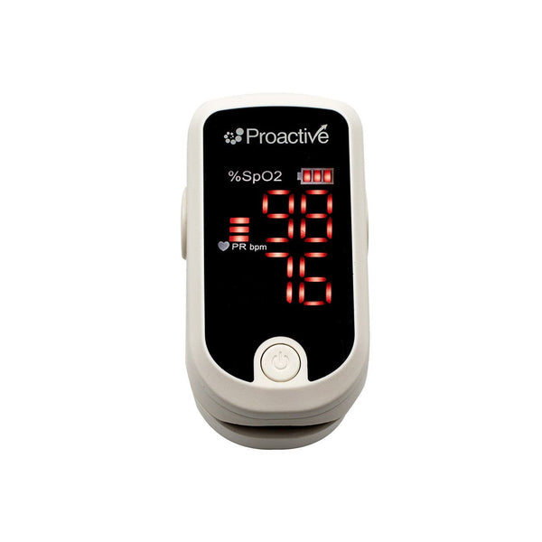 Finger Pulse Oximeter Proactive 20110 for Fingertip Pulse rate, heart rate Sensor, Adult, Each - OverstockMedicalSupply.com