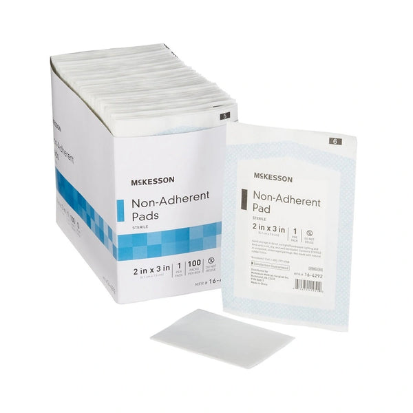 McKesson 16-4292 Non-Adherent Pads 2 X 3