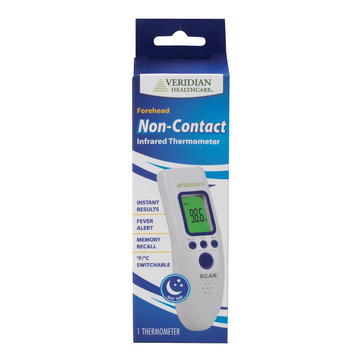 Non-Contact Skin Surface Thermometer, Digital Touch Free Thermometer 09-183 Infrared Skin Probe Handheld, Each - OverstockMedicalSupply.com