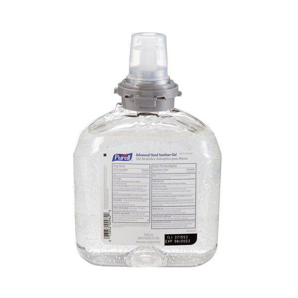 Purell Advanced Hand Sanitizer Refill Bottle 5456-04, Fruit Scent 70% Strength Ethyl Alcohol Gel 1,200 mL, 2/Pack - OverstockMedicalSupply.com