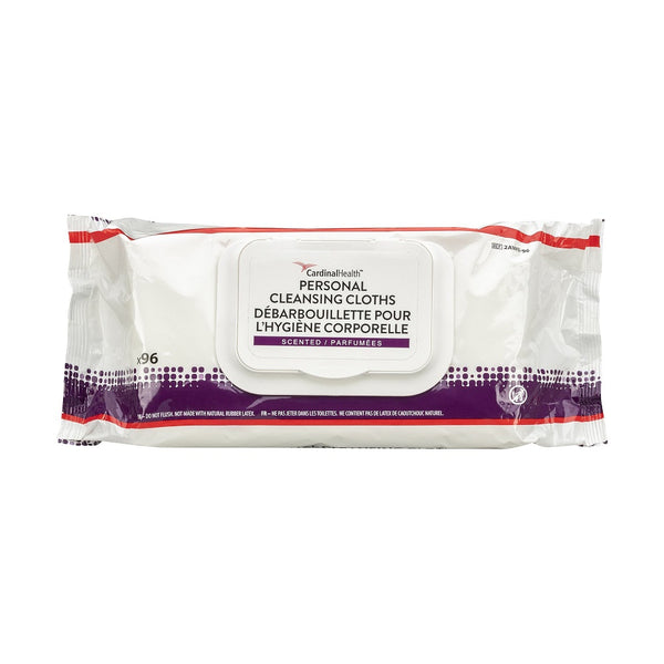 Personal Cleansing Wipe Cardinal 2AWU-96 Unscented adult washcloths, 9 X 13 Soft Pack 