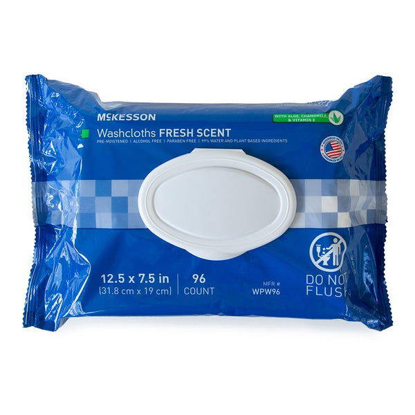 Personal Cleansing Wipe WPW96 Soft Pack Scented Adult Washcloths