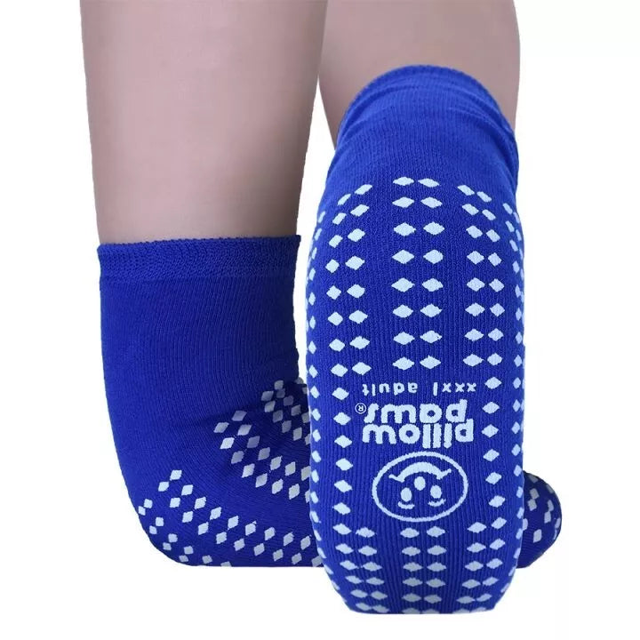 Pillow Paws Bariatric Terries Slipper Socks 3X-Large 1099-001 Extra Wide 360 degree imprint Royal Blue