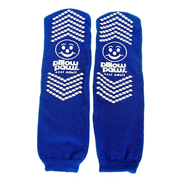 Pillow Paws Bariatric Terries Slipper Socks 1099-001 Extra Wide 3X-Large 360-degree imprint Royal Blue