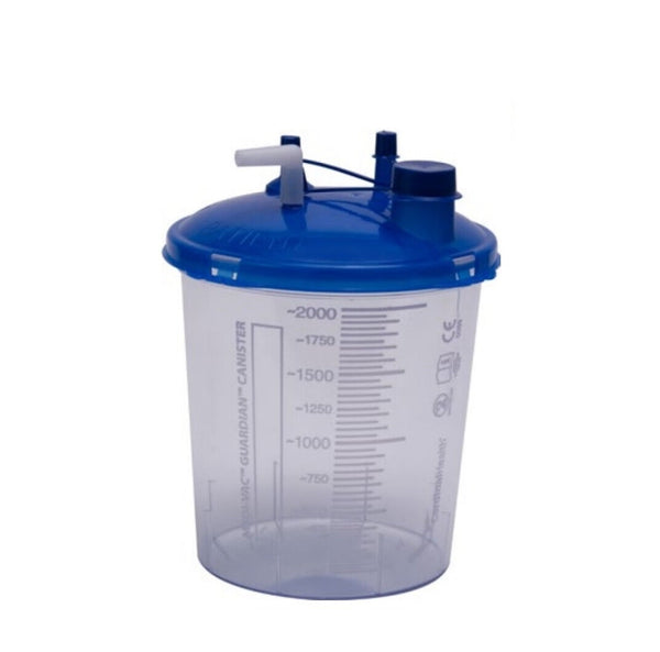 Rigid Suction Canister Medi-Vac Guardian 2000 mL Sealing Lid 65651-220