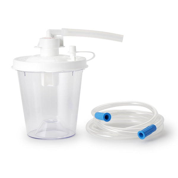 Suction Canister Vacu-Aide QSU 800 mL Float Valve Shut-Off Lid Drive Medical 7305D-633