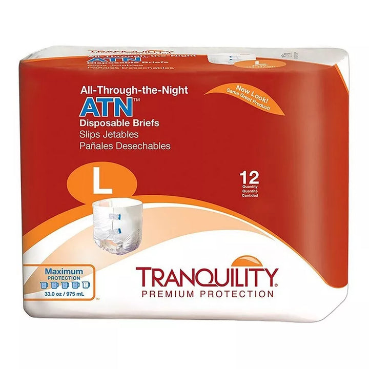 Tranquility 2186 ATN Incontinence Brief Unisex Adult LARGE
